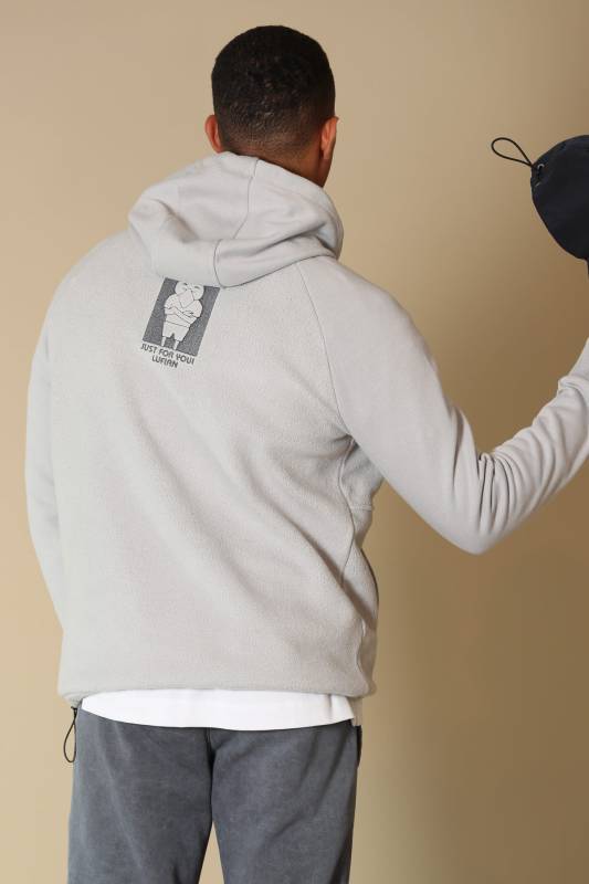 Lamer Male Sweatshirt Lıght Grey - 6