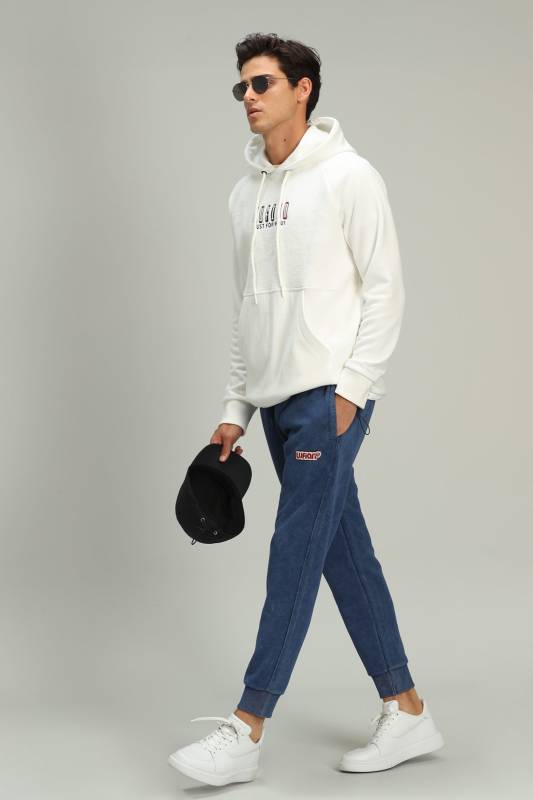 Lamer Male Sweatshirt Off Whıte - 4