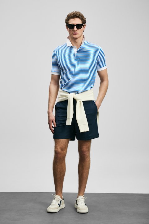 Landon Smart Men's Polo T-Shirt Saxes - LUFIAN