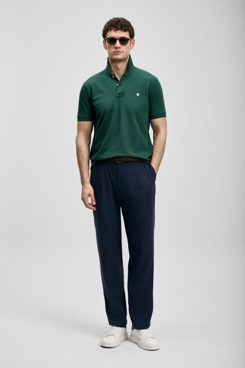 Laon Smart Men's Polo T-Shirt Duck Green - LUFIAN (1)