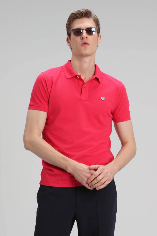 Laon Sports Polo Mens T - Shirt Fucshıa - 1