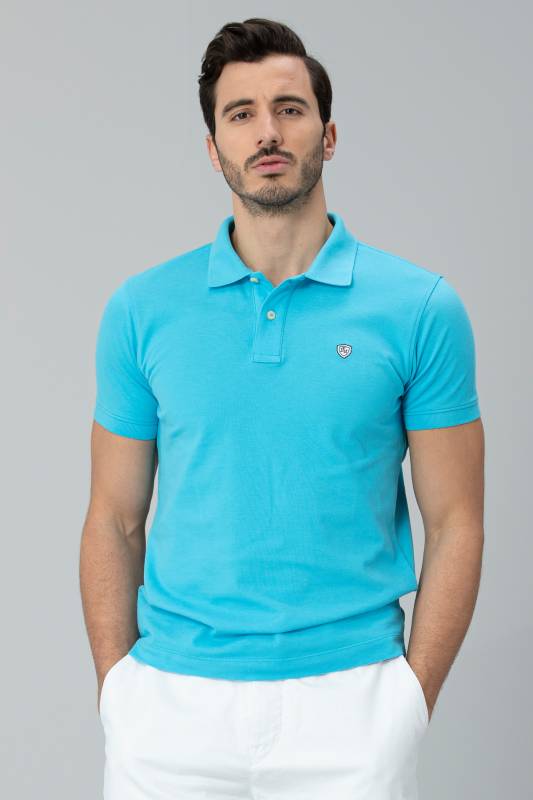 Laon Sports Polo Mens T - Shirt Turquoıse - 3