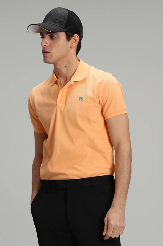 Laon Sports Polo Yaka Mens T - Shirt Orange - 3