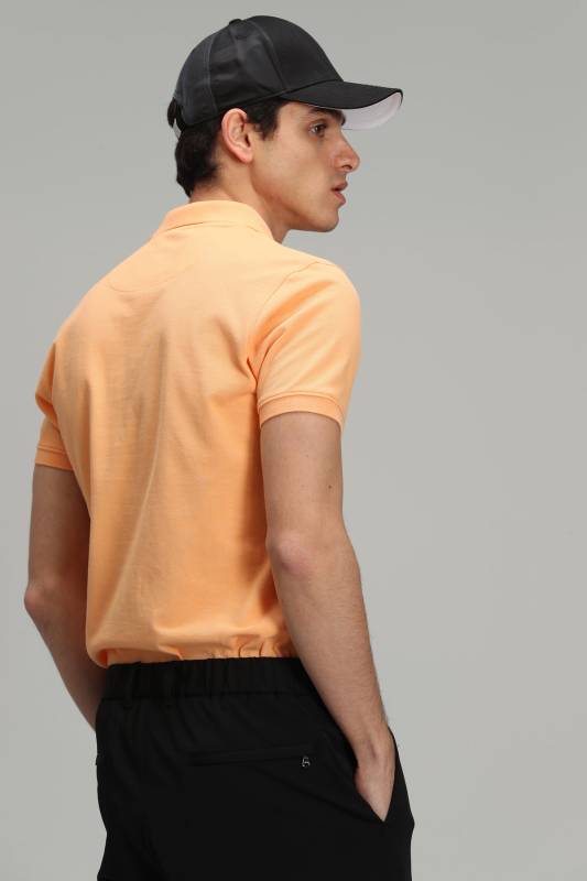 Laon Sports Polo Yaka Mens T - Shirt Orange - 6