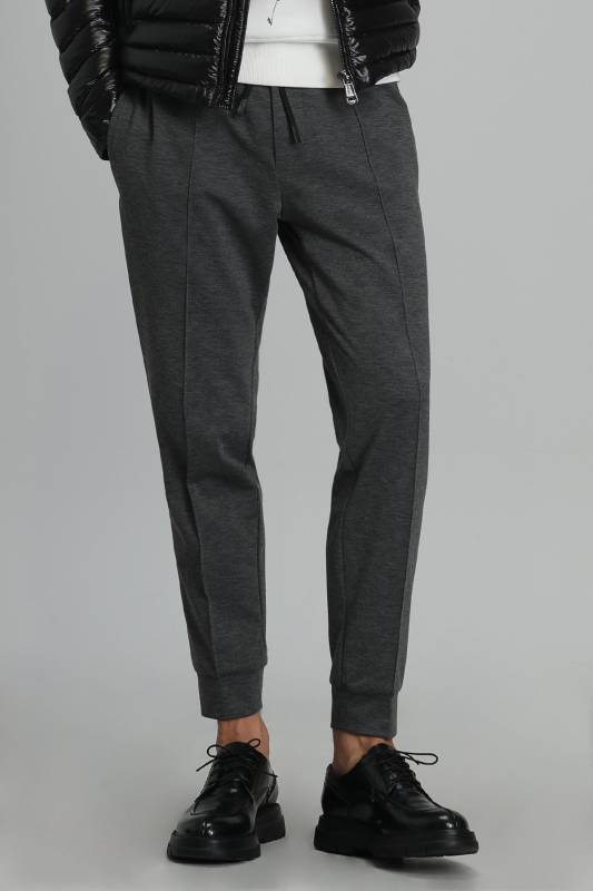 Larvı Jogger Pants Slım Fıt Dark Grey - 2