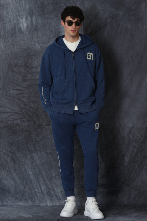 Leon Tracksuit Top Lıght Navy - Lufian