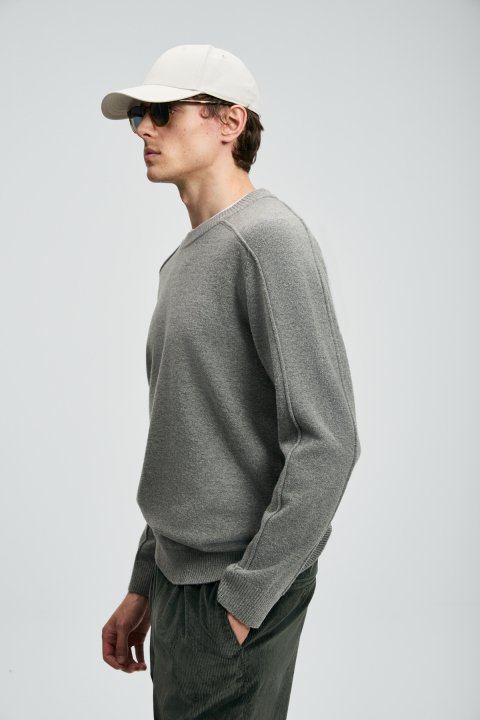 Les Men's Sweater Mink - LUFIAN