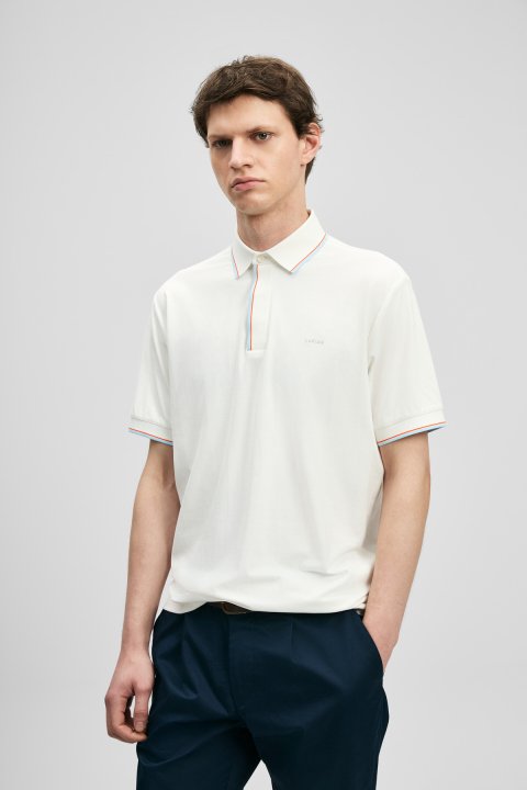 Levı Smart Men's Polo T-Shirt White - LUFIAN