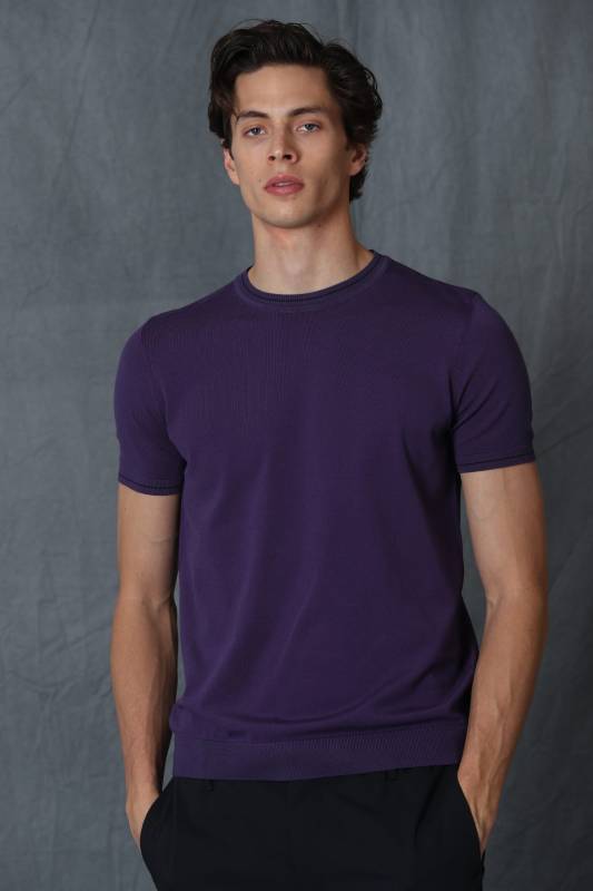 Lıght Mens Sweater Damson - 1