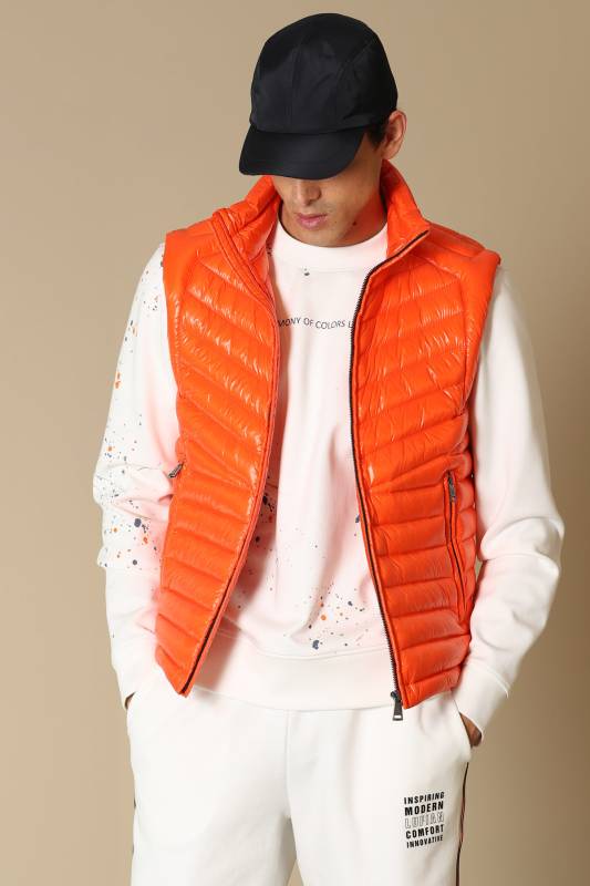 Lıtus Goose Feather Mens Vest Orange - 3