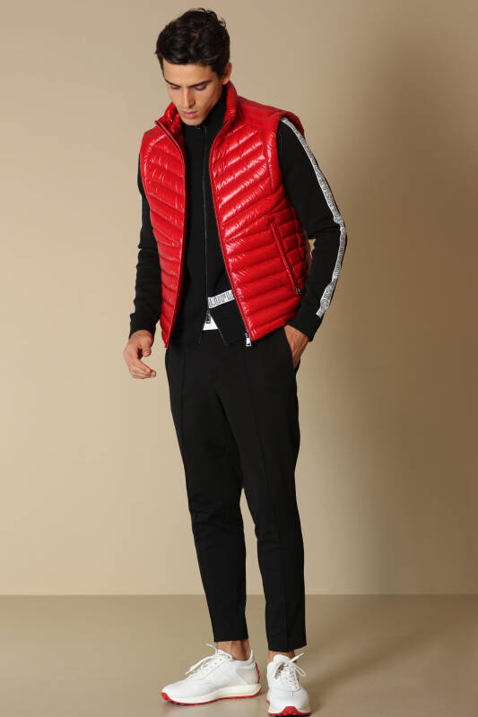 Lıtus Goose Feather Mens Vest Red - 4