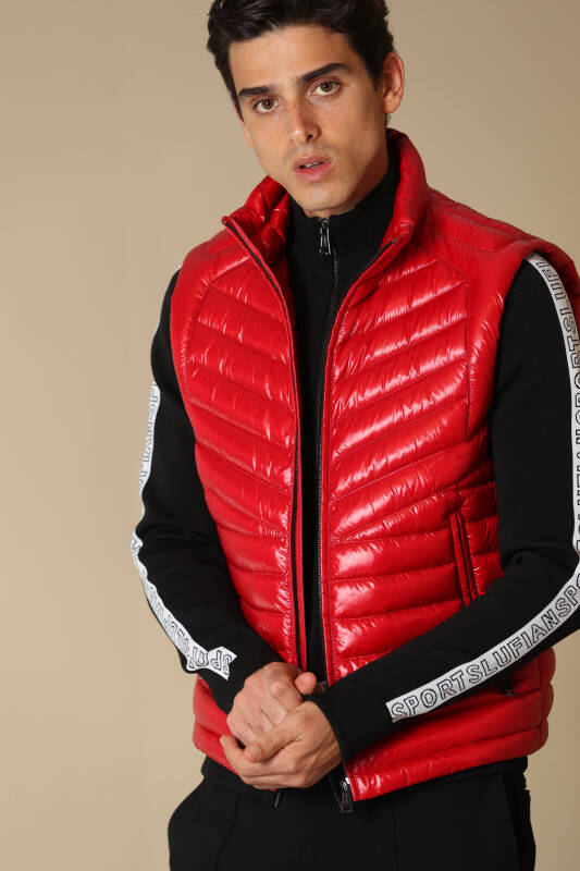 Lıtus Goose Feather Mens Vest Red - 5