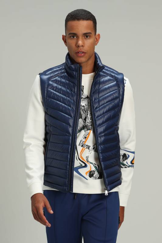 Lıtus Goose Feather Mens Vest Sax - 3