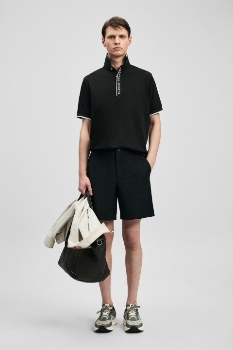 Lord Smart Men's Polo T-Shirt Black - LUFIAN