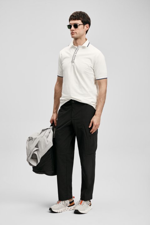Lord Smart Men's Polo T-Shirt Off White - LUFIAN