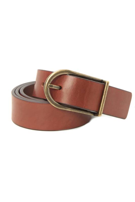 Lorıs Mens Leather Belt Taba - 1