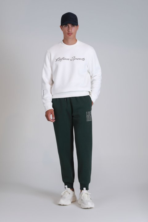 Loved Erkek Sweatshirt Kırık Beyaz - Lufian (1)