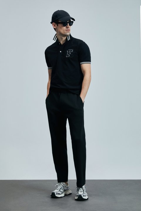 Luck Male Tracksuit Six Black - Lufian (1)