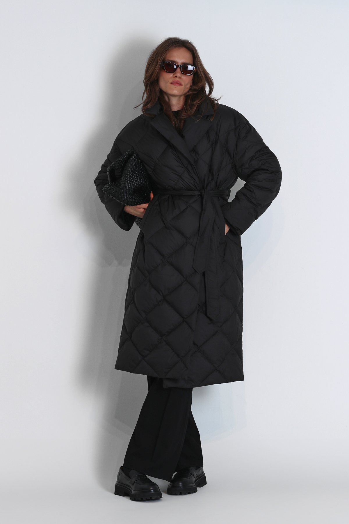 Lucy Kaztüyü Woman Coat Black - Lufian (1)
