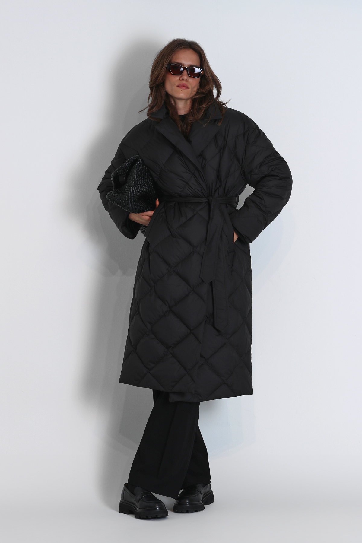 Lucy Kaztüyü Woman Coat Black - Lufian (1)
