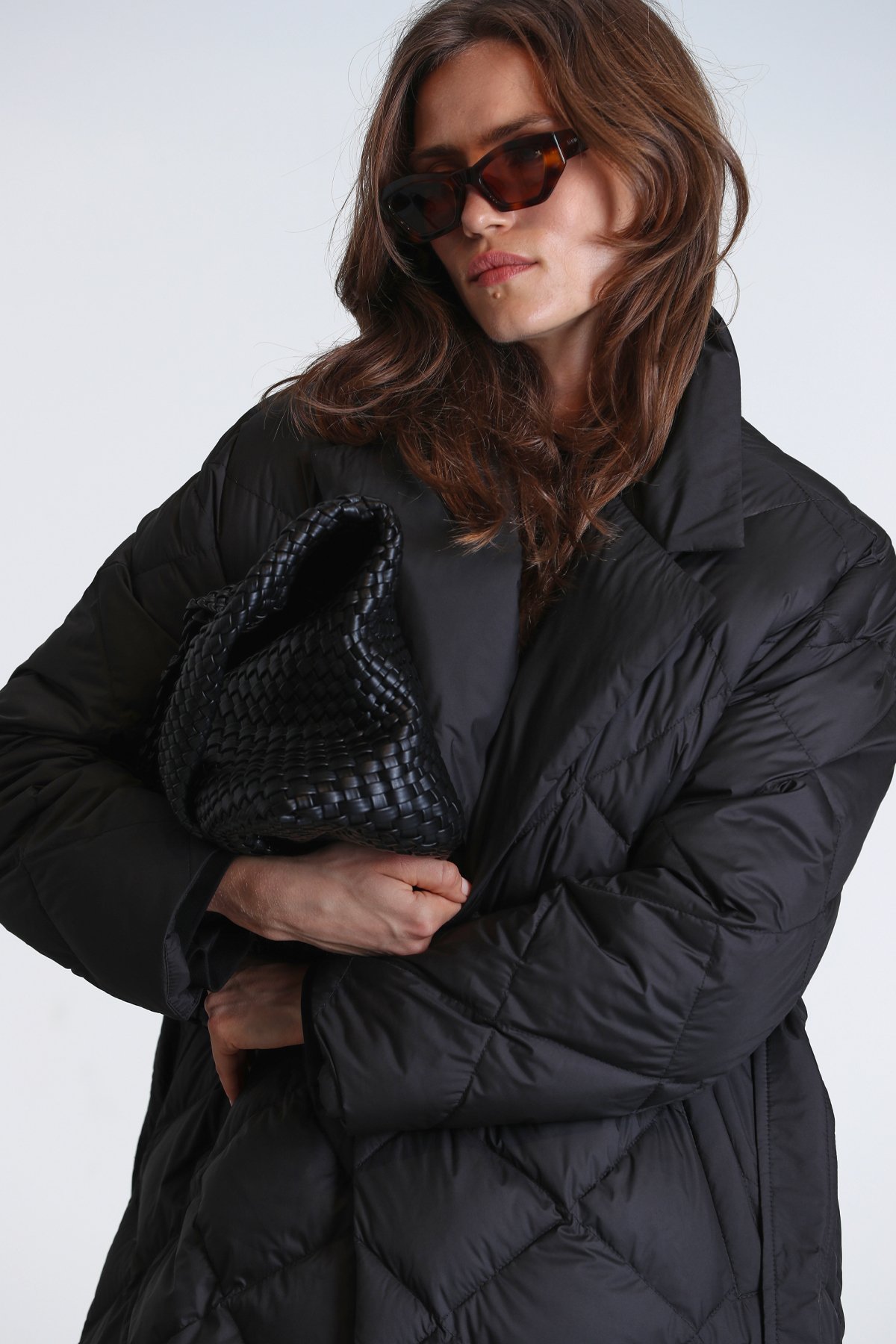 Lucy Goose Down Women's Coat Black - LUFIAN