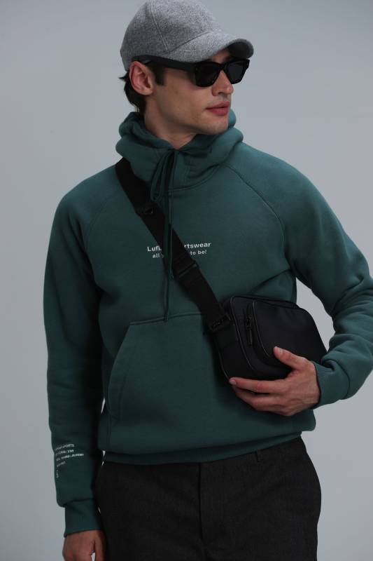 Luıs Male Sweatshirt Green - 1