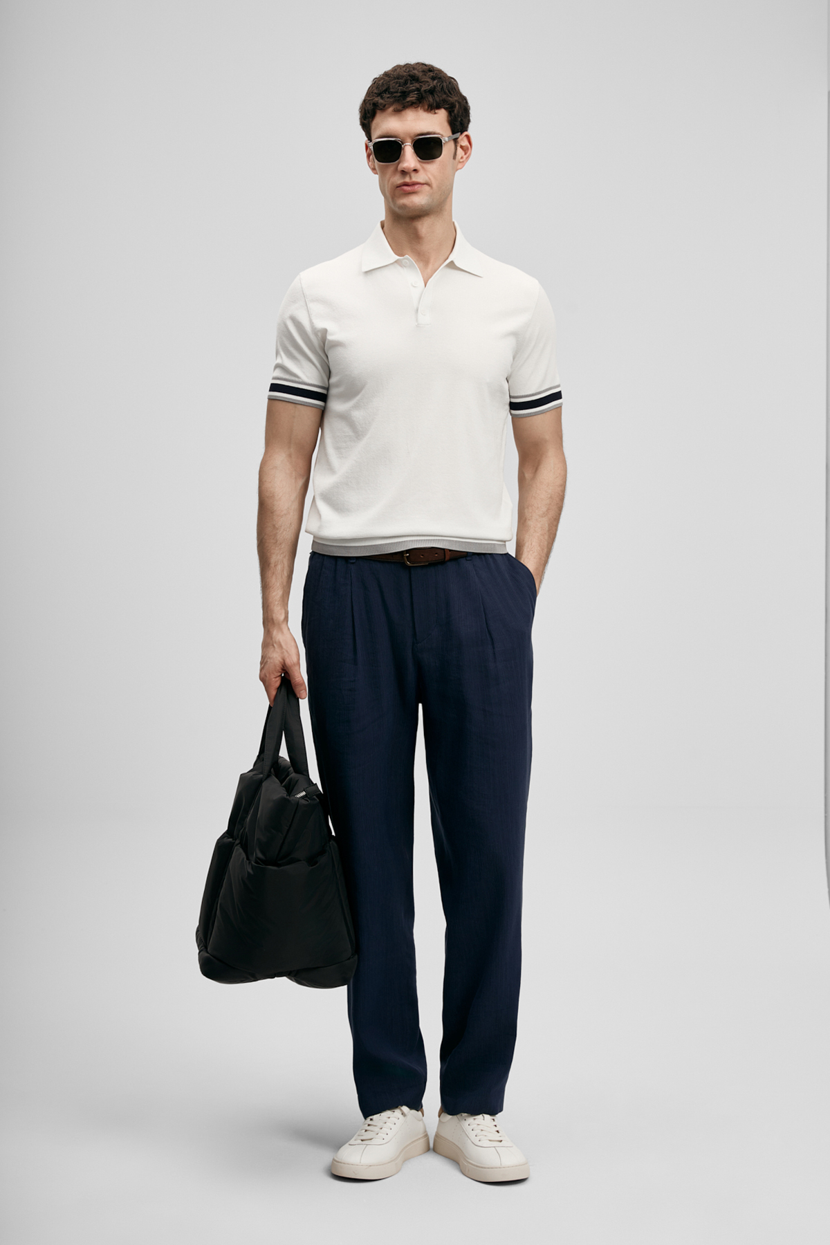 Luıs Men's Modal Blend Sweater Off White - LUFIAN