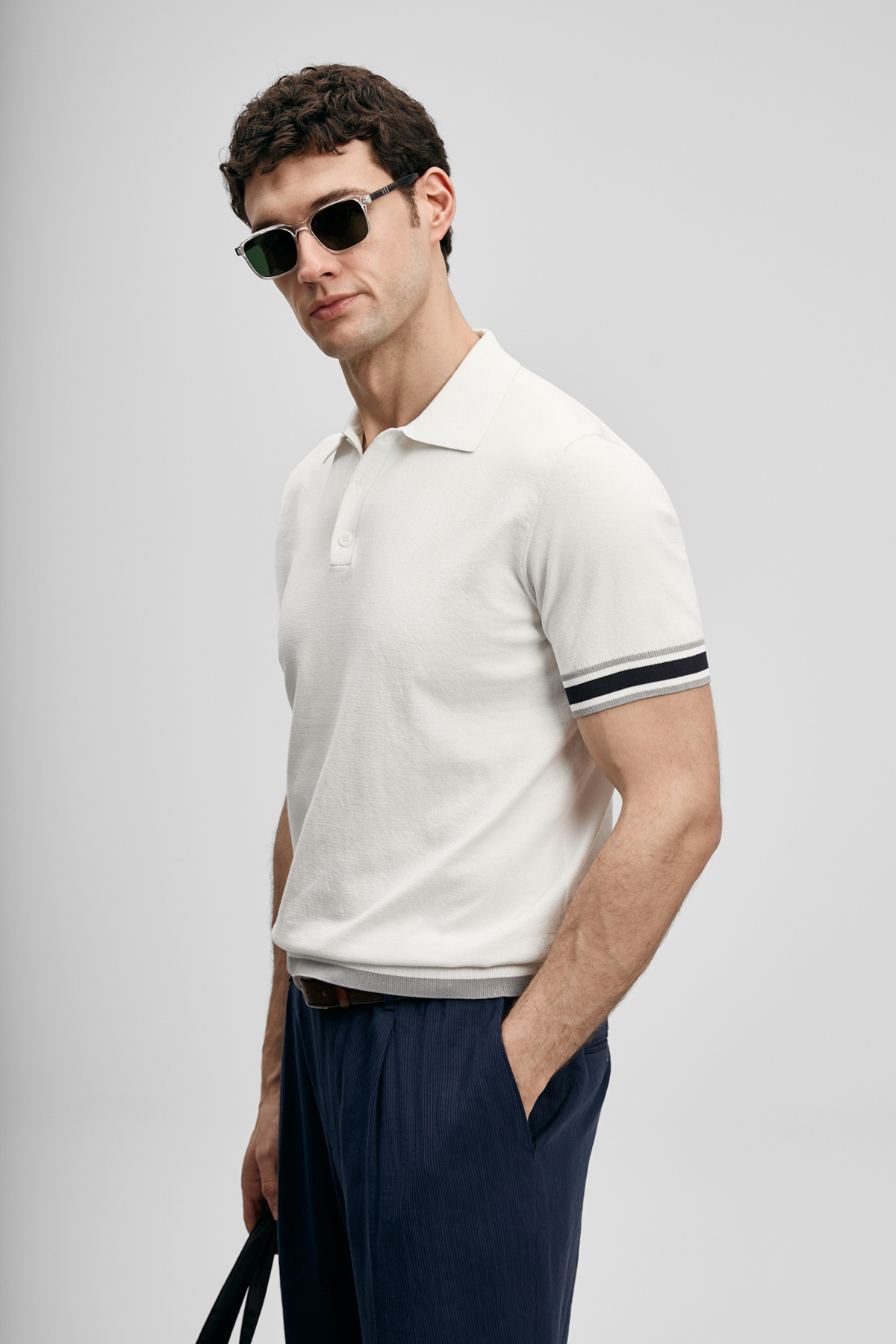 Luıs Men's Modal Blend Sweater Off White - LUFIAN
