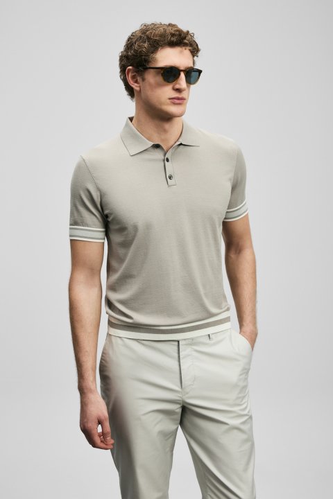 Luıs Men's Modal Blended Sweater Sand - LUFIAN