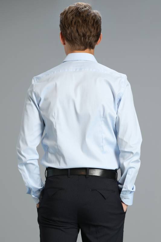 Lumi Mens Smart Shirt Slım Fıt Lıght Blue - 3