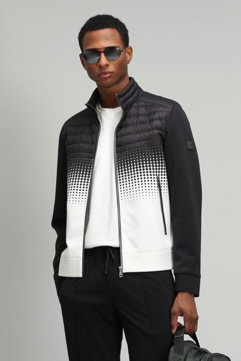 Lung Mens Seasonal Coat Black - Lufian