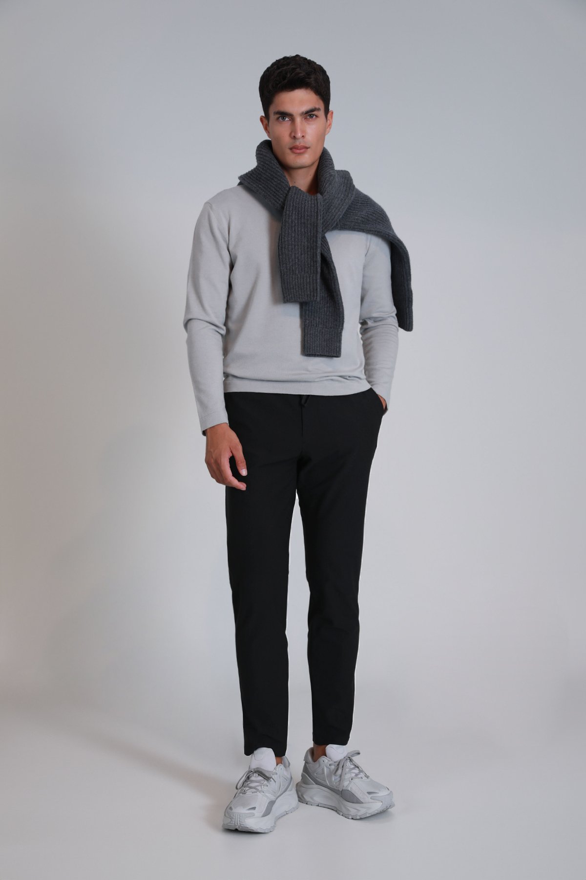 Luta Sports Mens Chino Pants Slım Fıt Black - Lufian