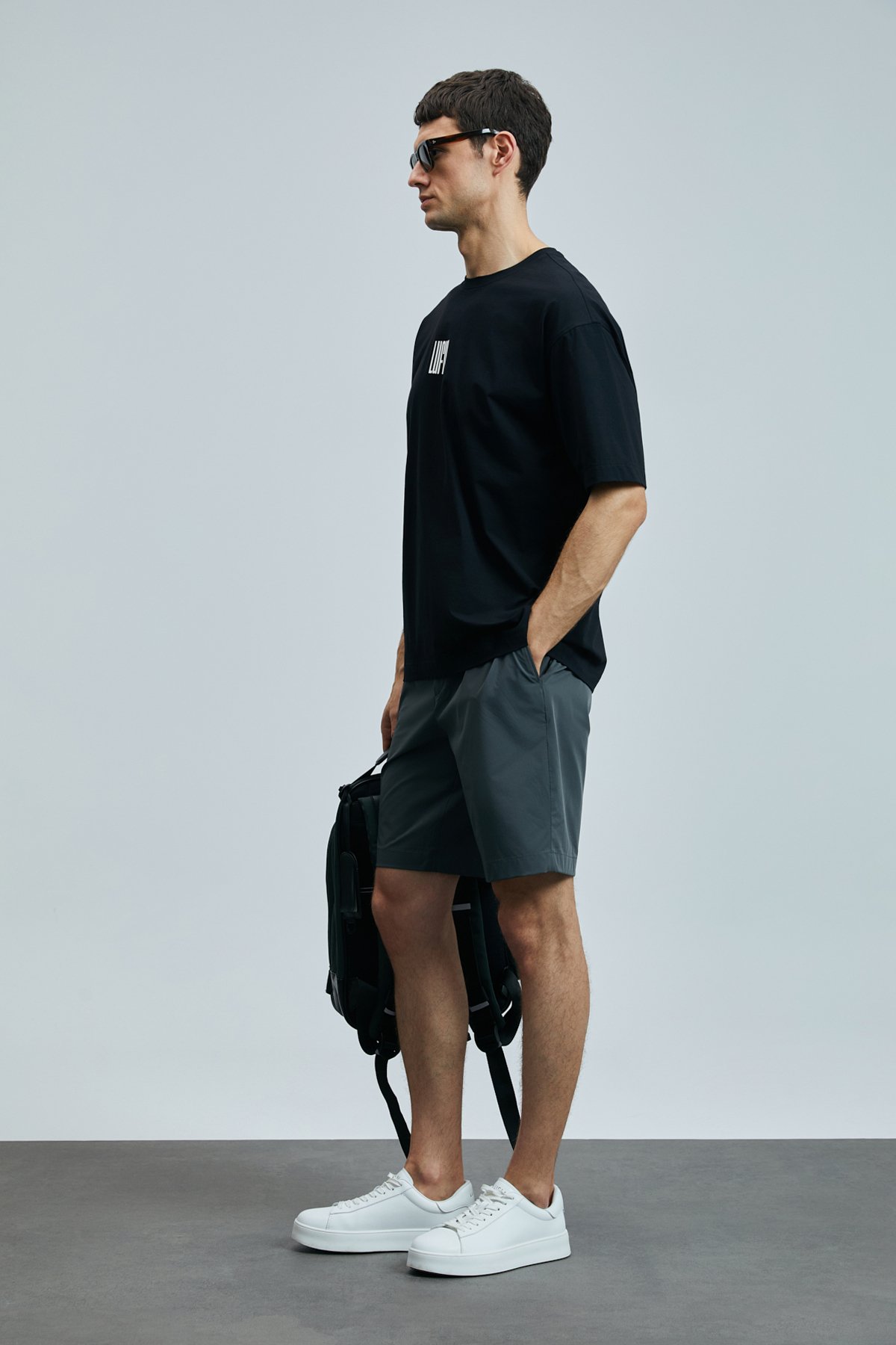 Luus Sports Mens Chino Shorts Slım Fıt Green - Lufian (1)