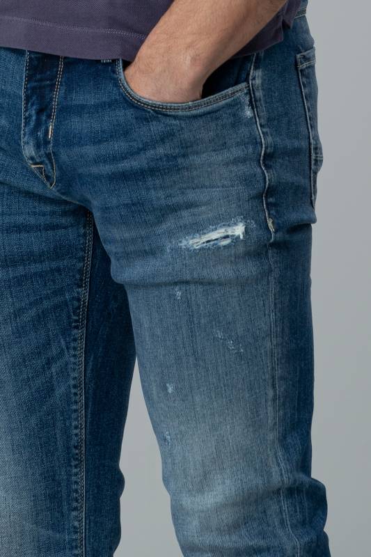 Magıc Fashion Jean Mens Pants Slım Fıt Blue - 2