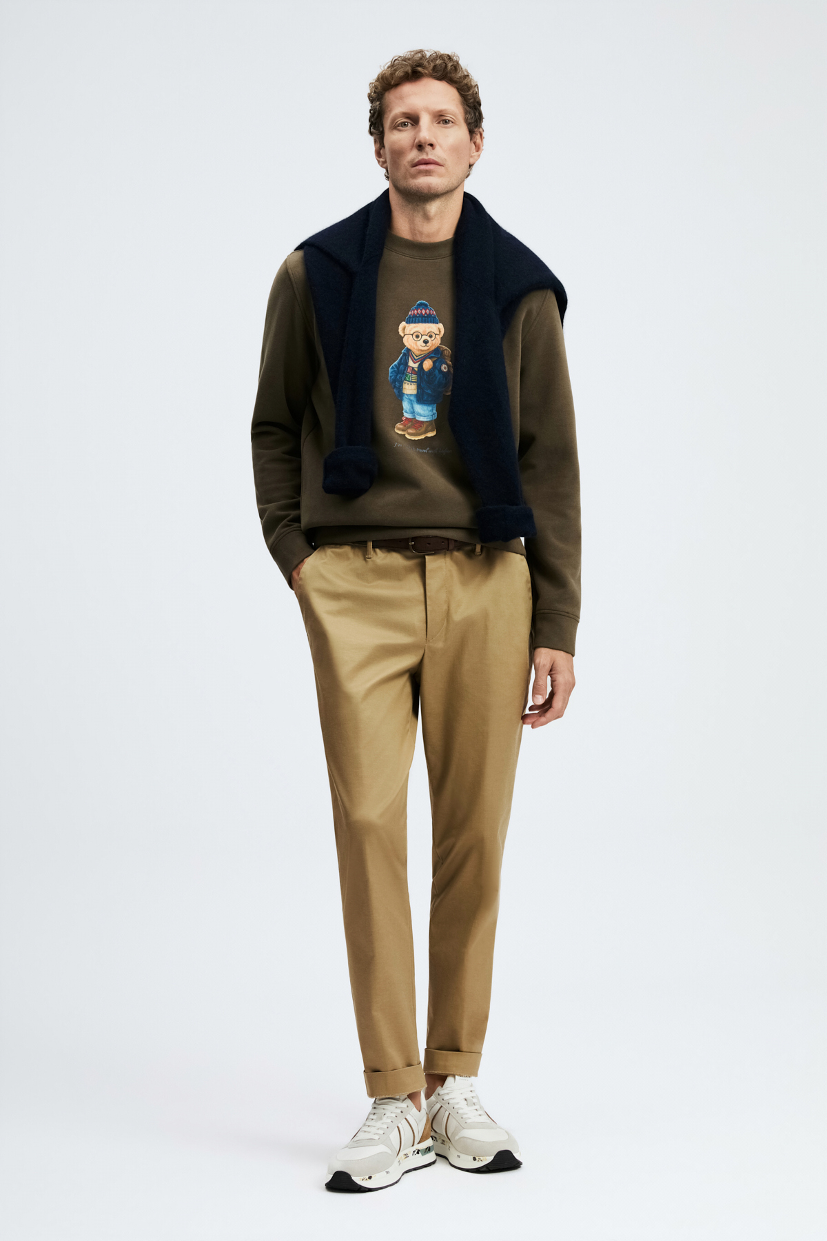 Male Sweatshirt Brown - Lufian