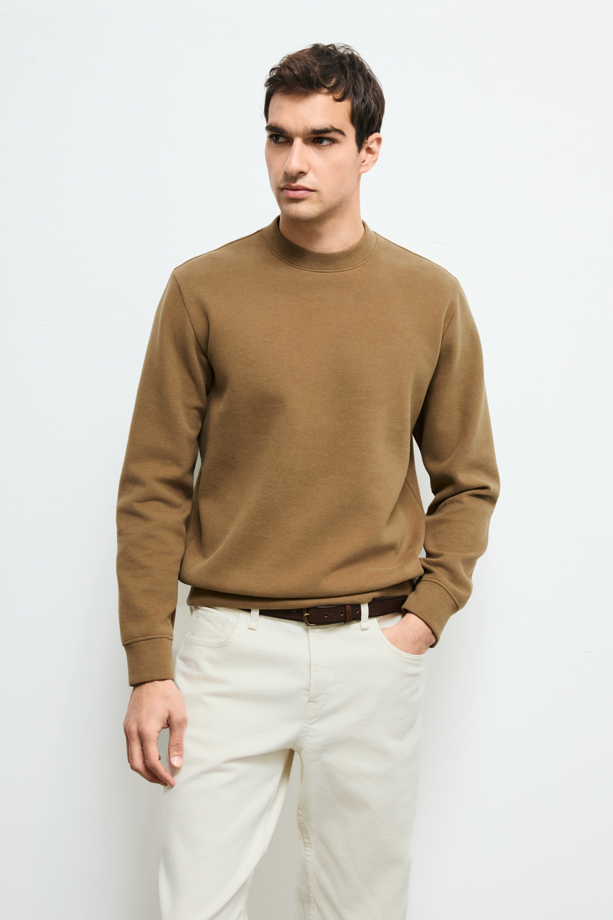 Male Sweatshirt Camel - Lufian