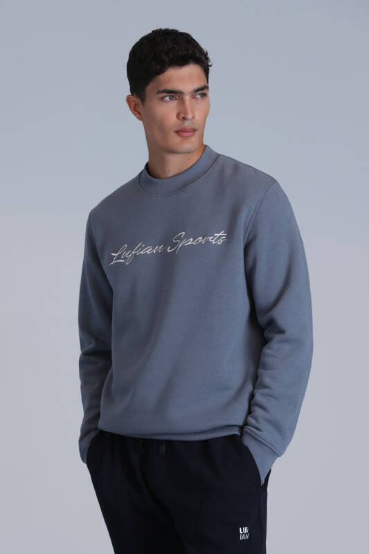 Male Sweatshirt Dark Blue - 5