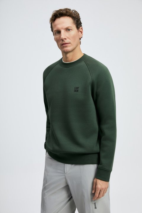 Male Sweatshirt Grass Green - Lufian