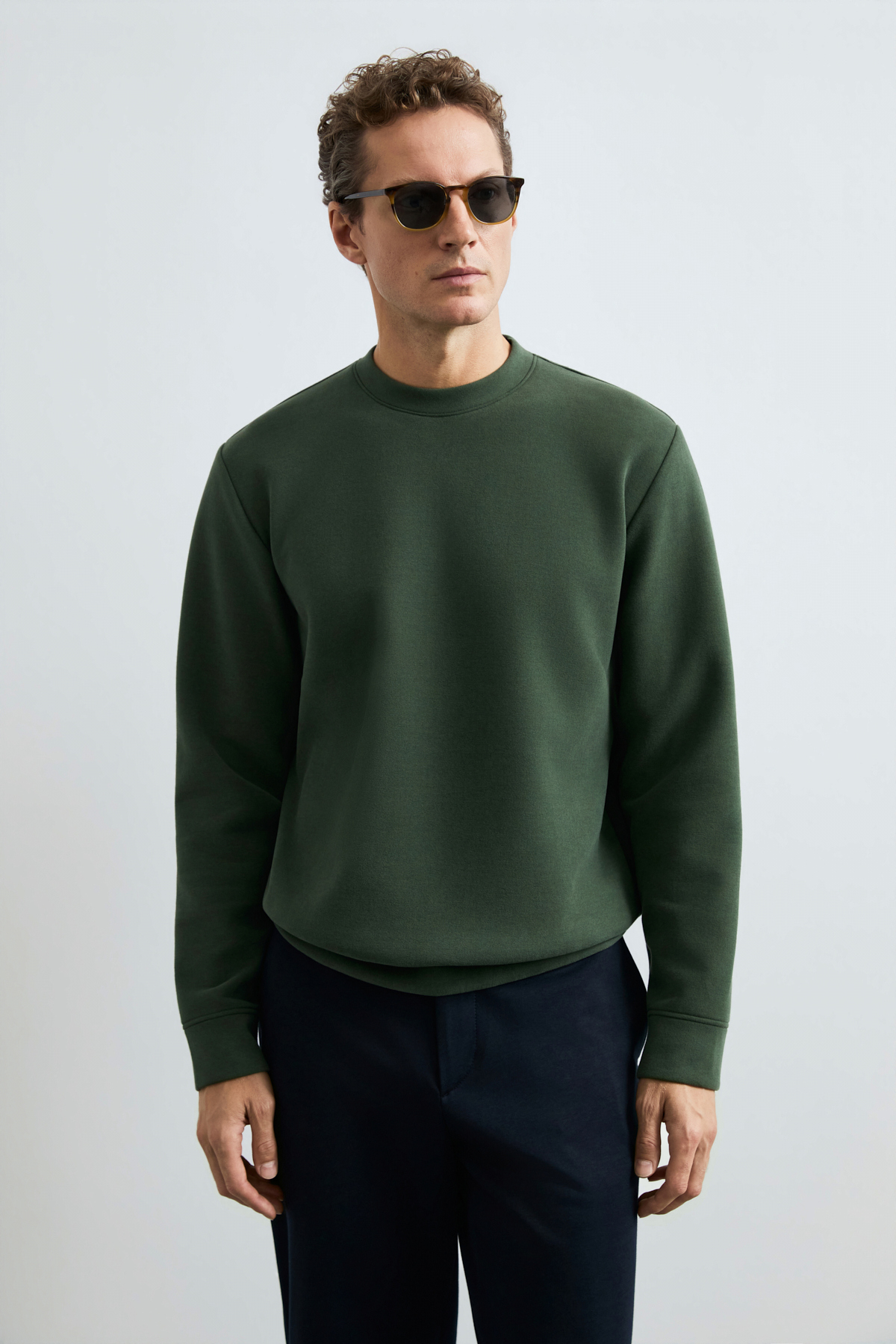 Male Sweatshirt Green - Lufian