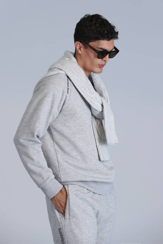 Male Sweatshirt Grey - 5