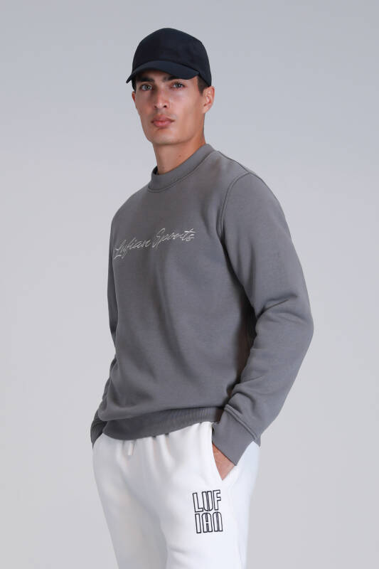 Male Sweatshirt Sand - 5