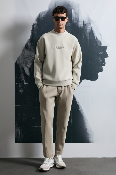 Male Tracksuit Six Beıge - Lufian