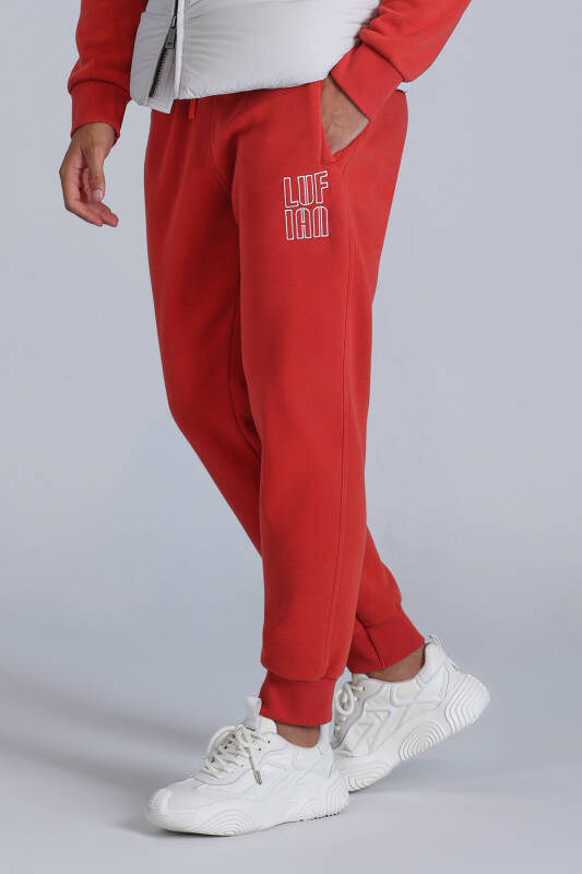 Male Tracksuit Six Lıght Red - 3