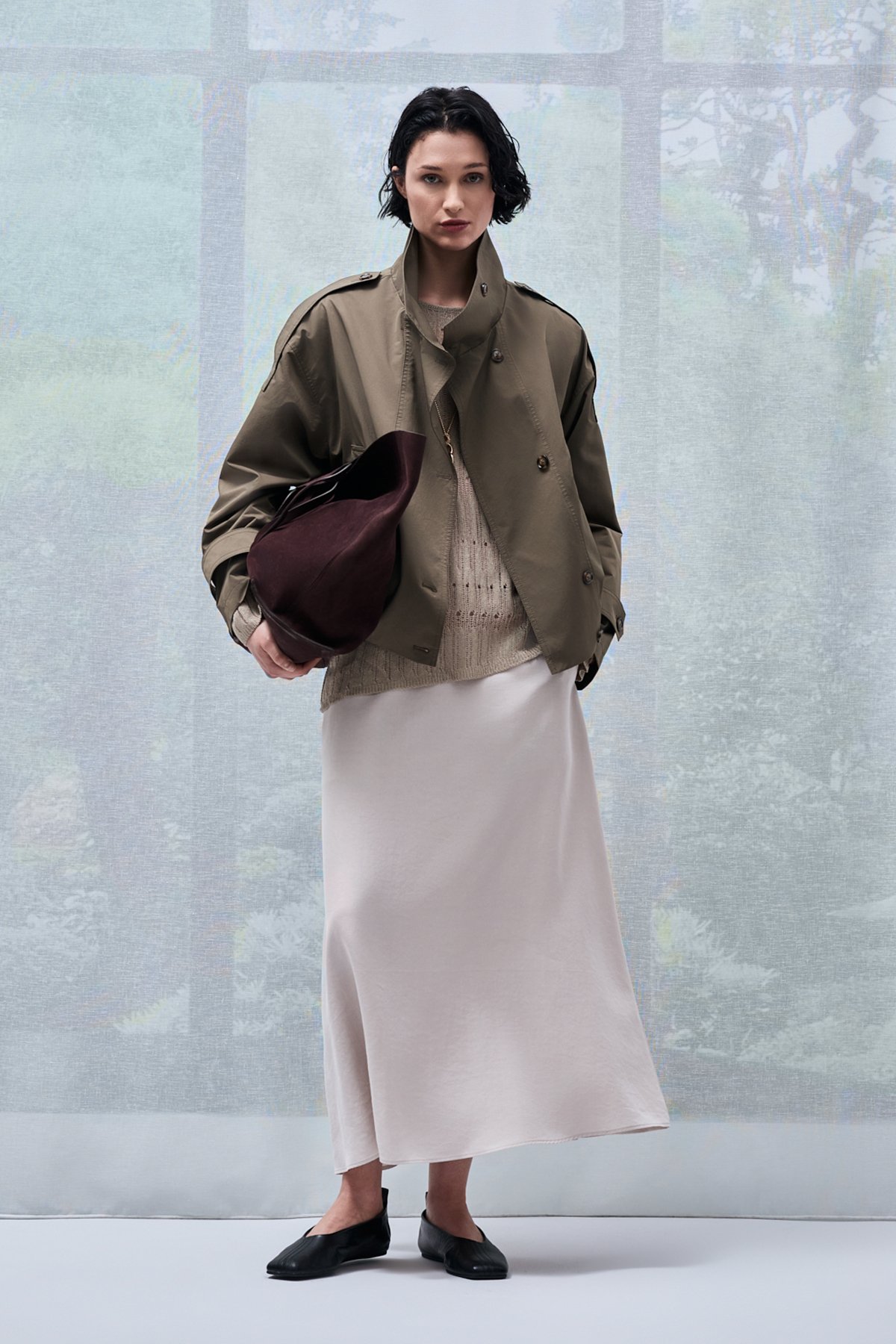 Malta Women's Skirt Ecru - LUFIAN