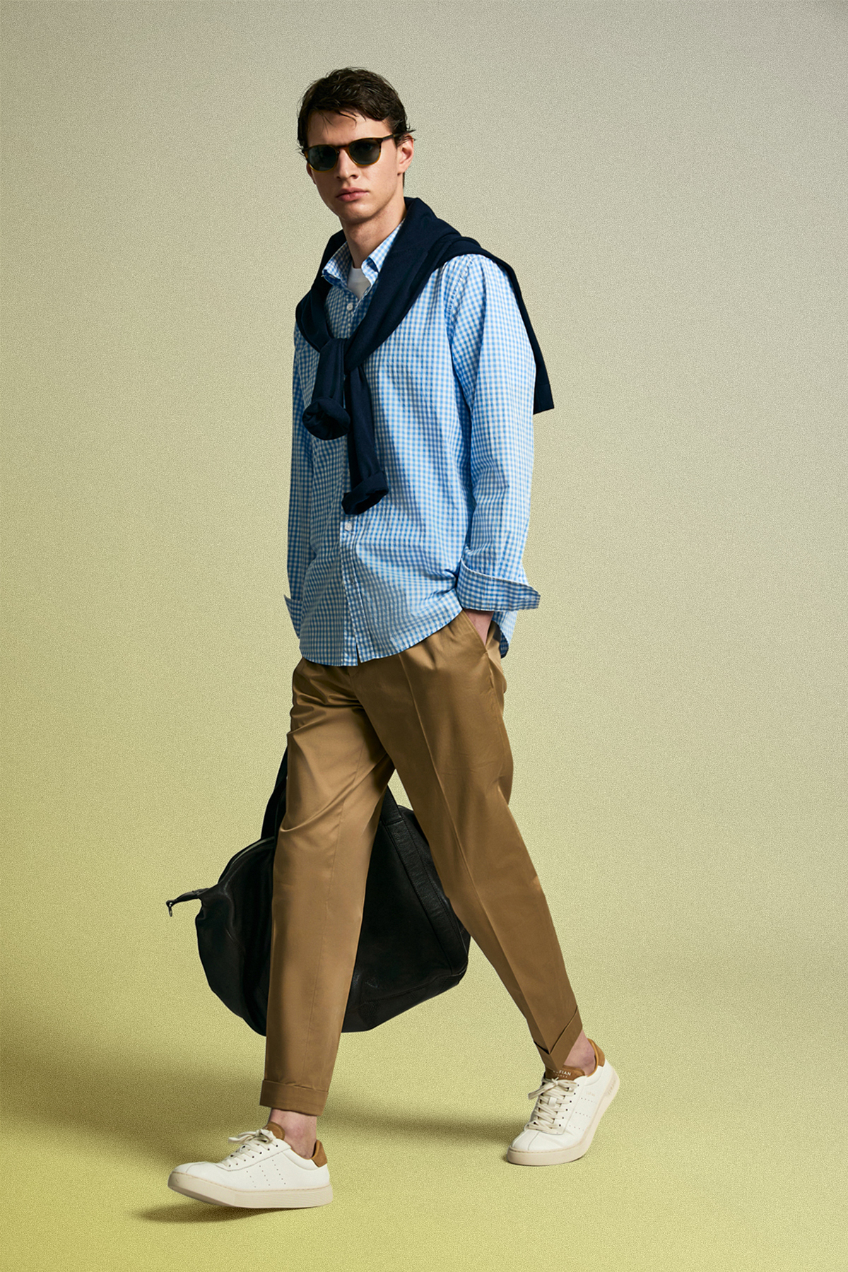 Marco Men's Basic Shirt Regular Fit Blue - LUFIAN