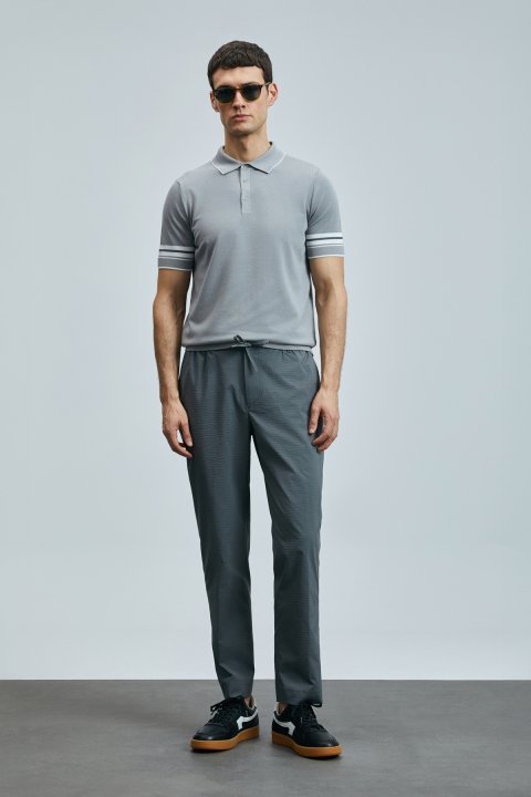 Marco Smart Men's Chino Pants Slim Fit Green - LUFIAN