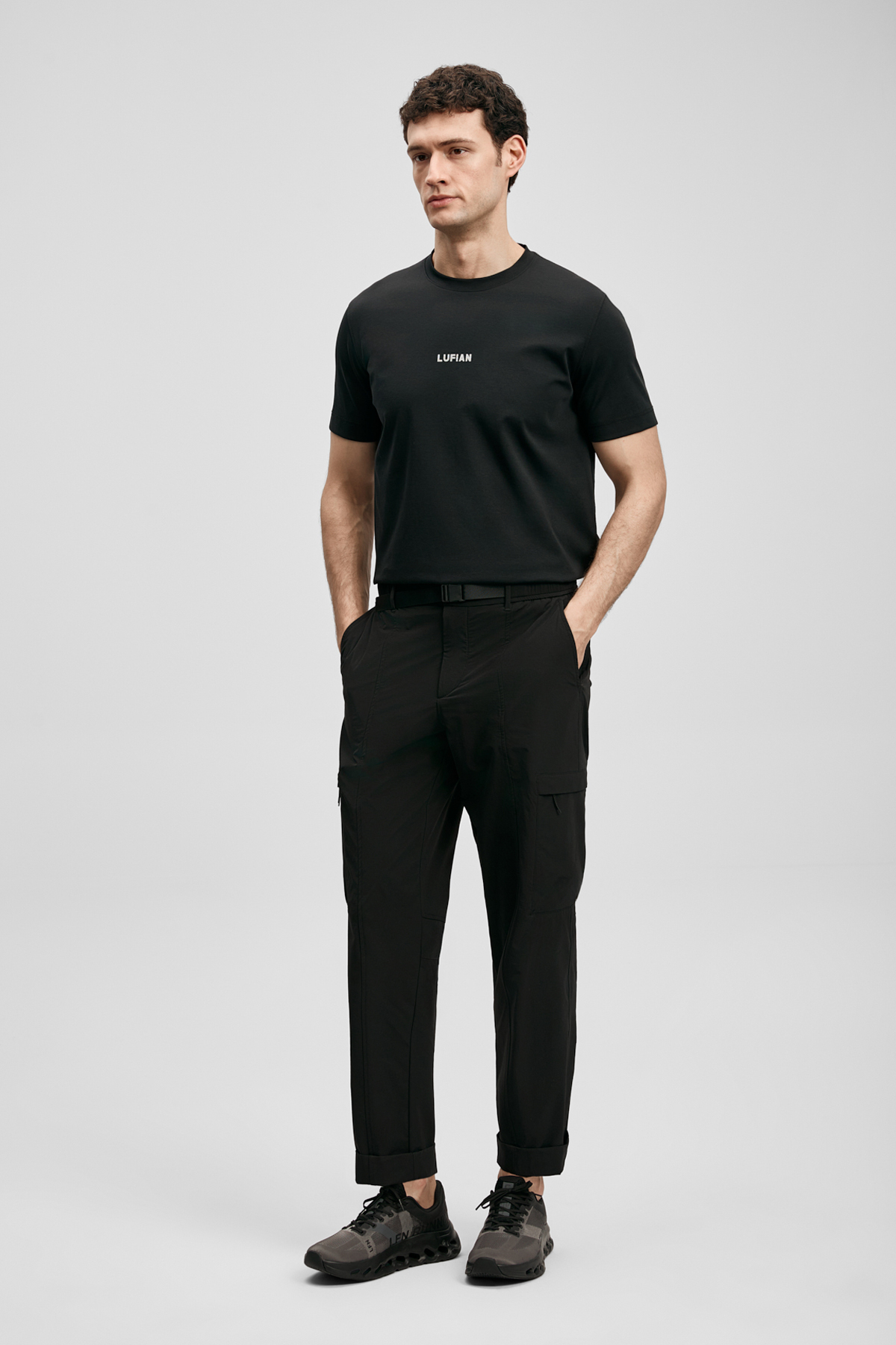 Marcus Modern Graphic T-Shirt Black - LUFIAN