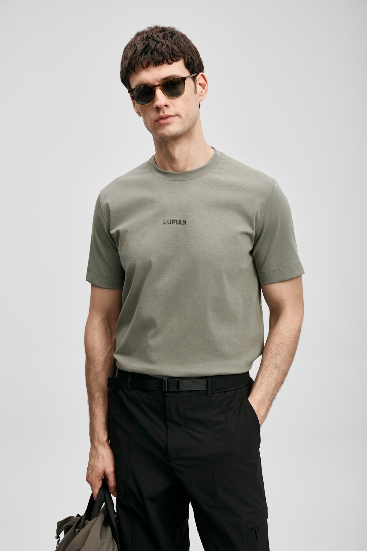 Marcus Modern Graphic T-Shirt Green - LUFIAN