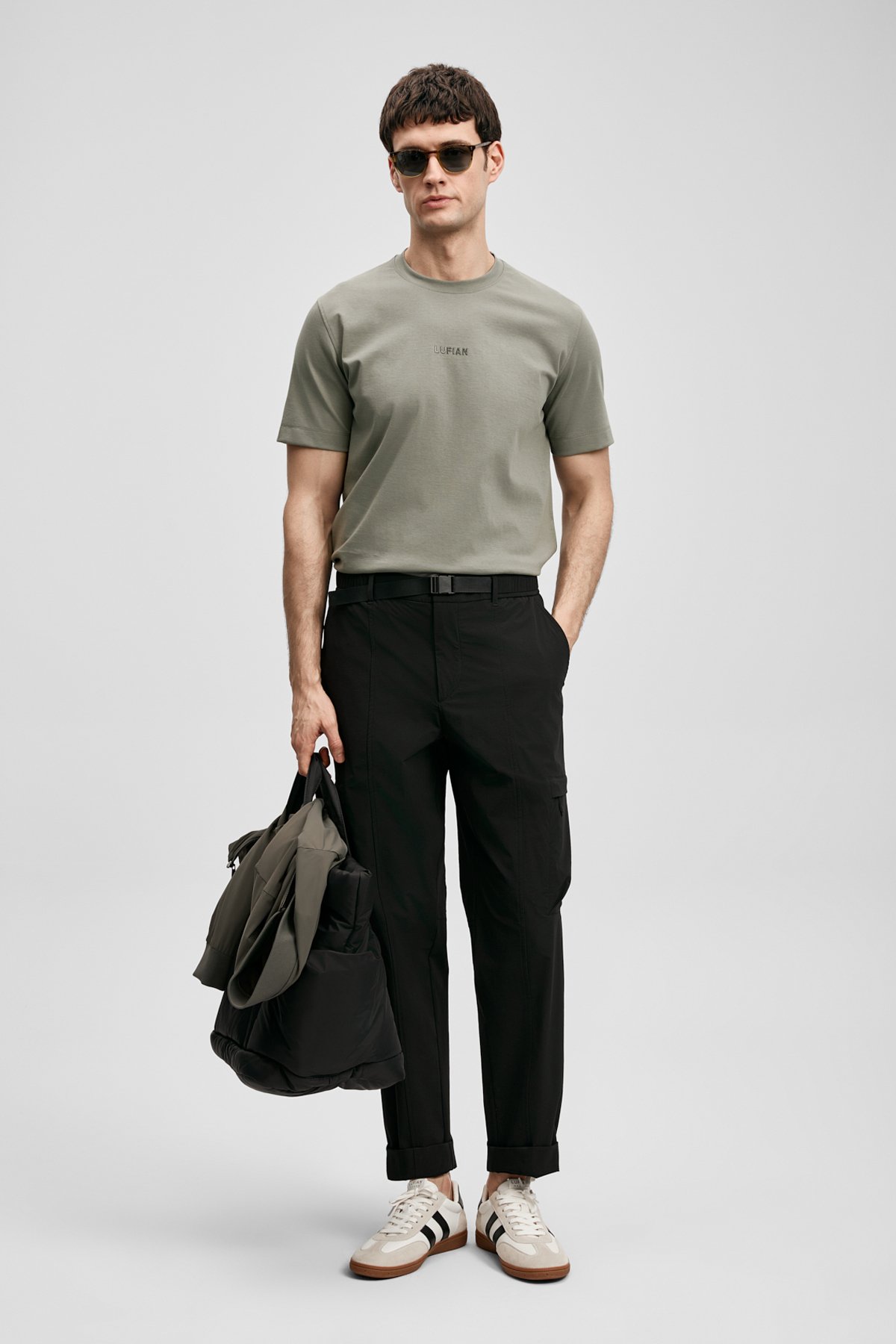 Marcus Modern Graphic T-Shirt Green - LUFIAN
