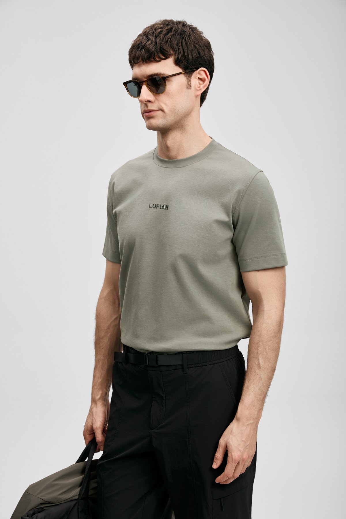 Marcus Modern Graphic T-Shirt Green - LUFIAN